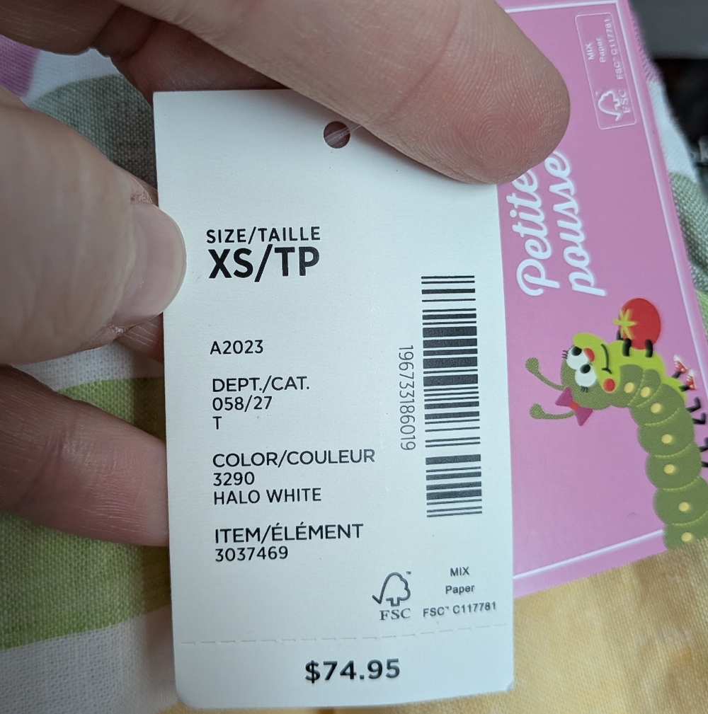NWT Gymboree Adult XS Little Sprout Striped Linen Blend Midi Dress - Mommy & Me - Picture 4 of 9